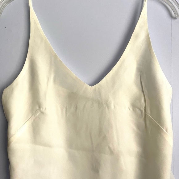 new J Brand White Silk Sheer Camisole US XS - Picture 4 of 8